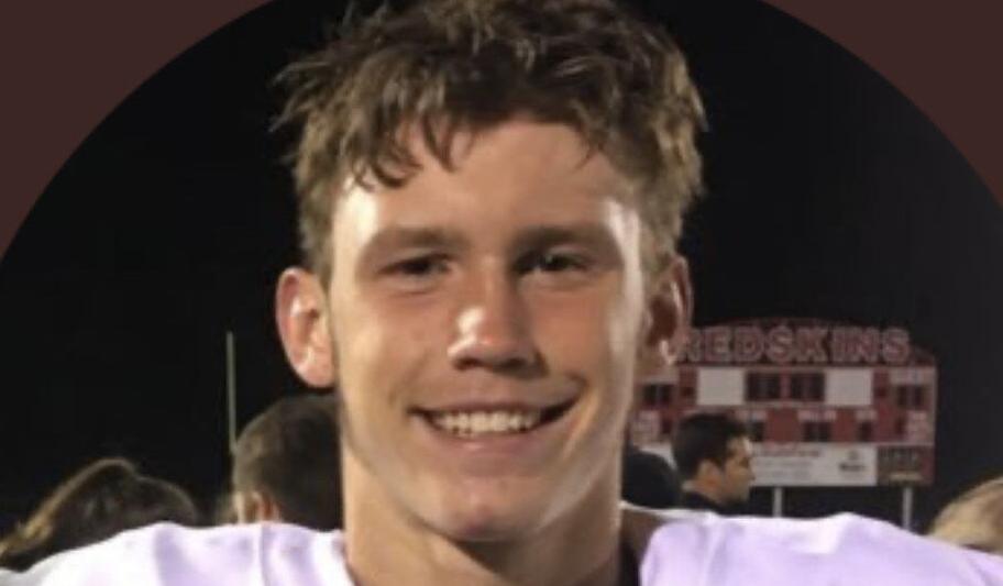 Cushing football player Camden Crooks.